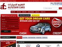 Tablet Screenshot of alfutaimcars.com